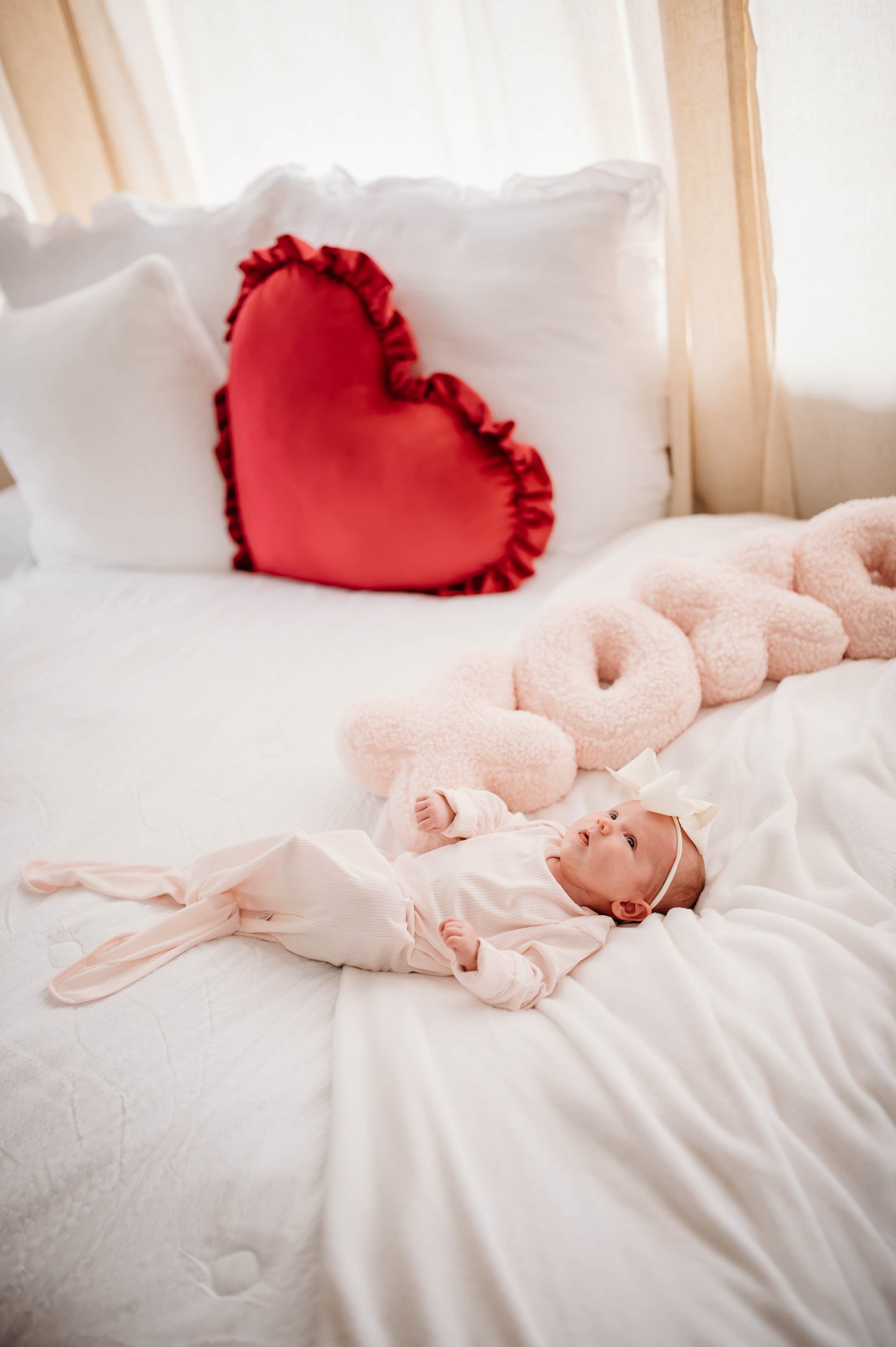 Blooming Blush Knotted Gown