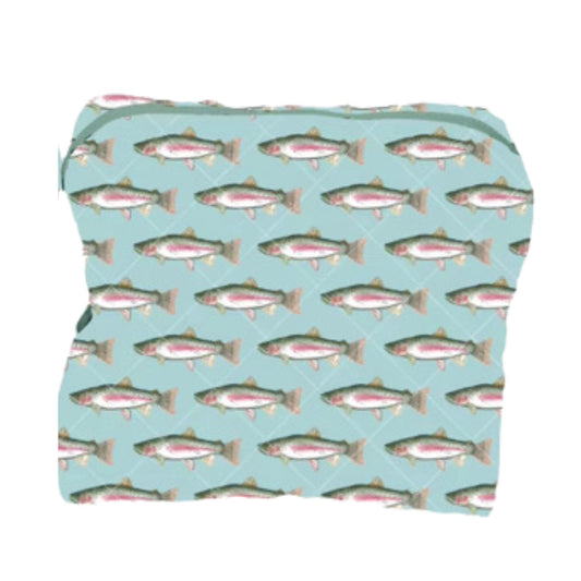 Trout Cosmetic/Tote Bag