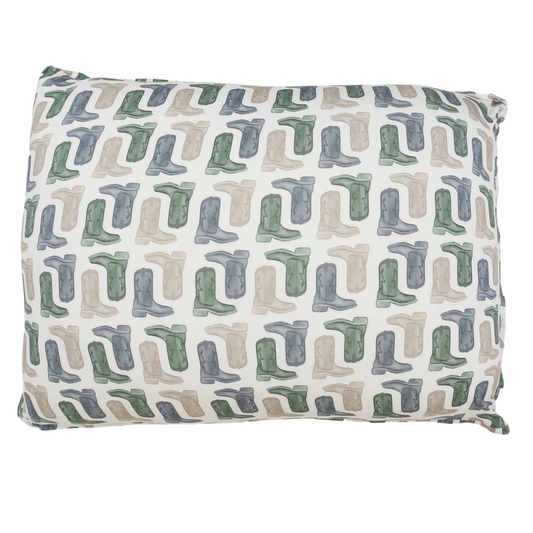 Boys Backroad Boots Standard Pillow & Pillowcase