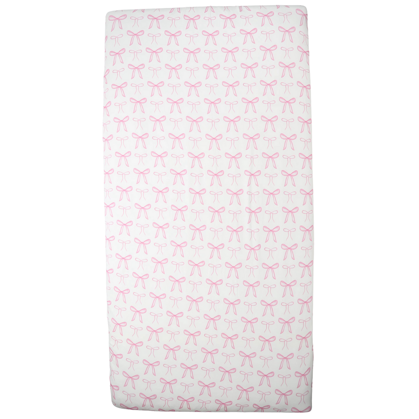 Girls Bigger The Bow Crib Sheets