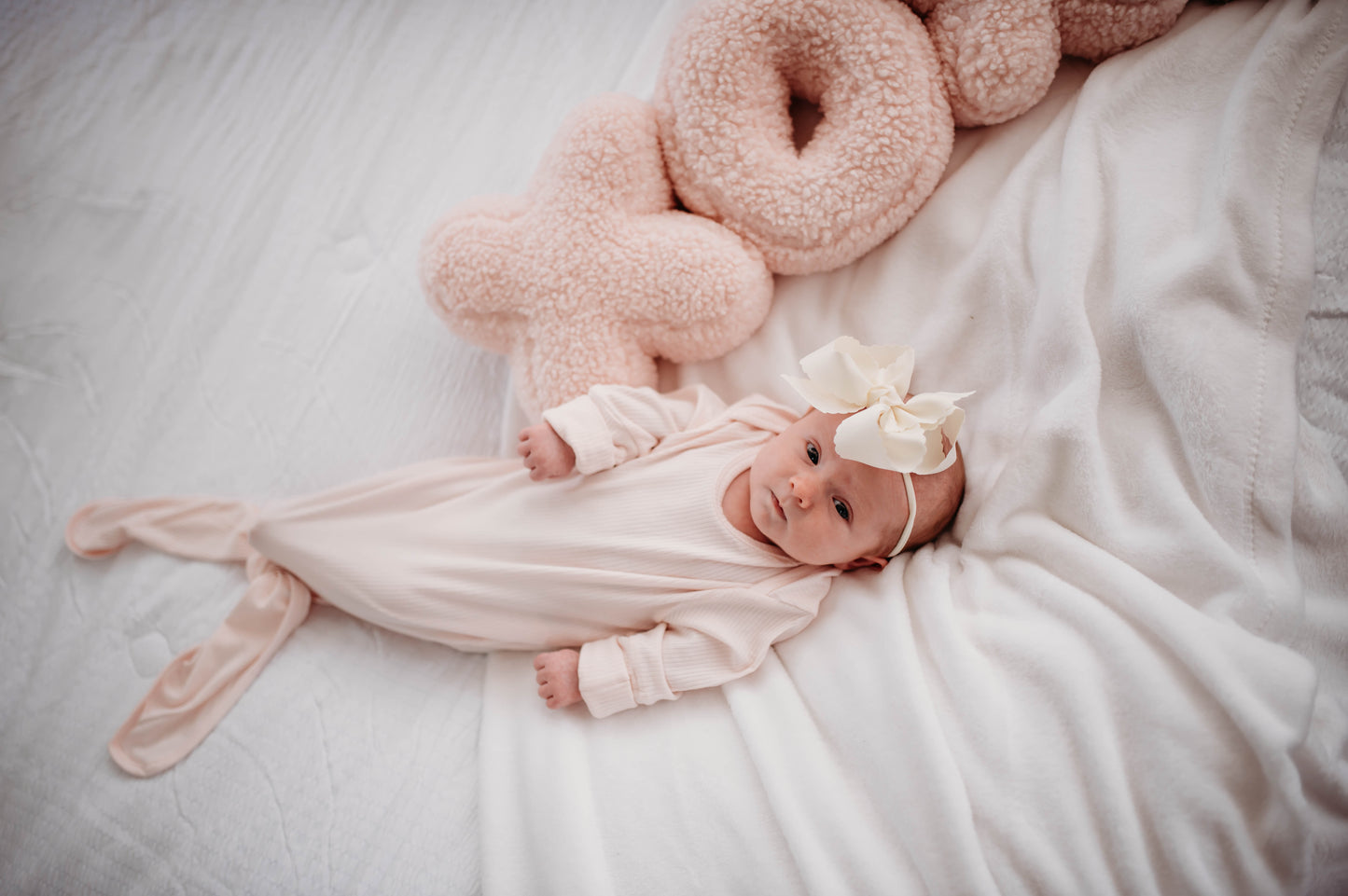 Blooming Blush Knotted Gown
