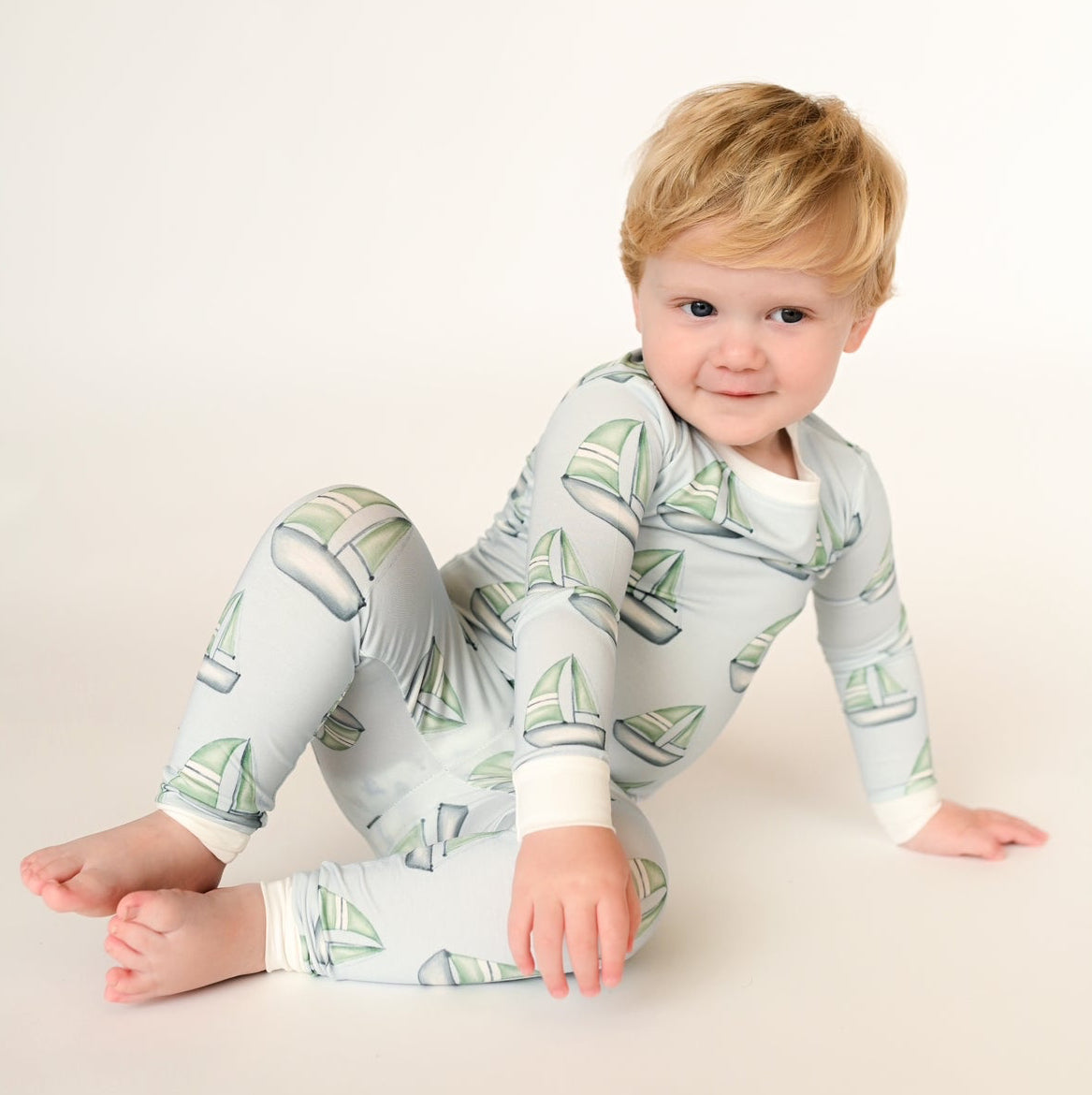 Boys Sailboat Loungewear Set
