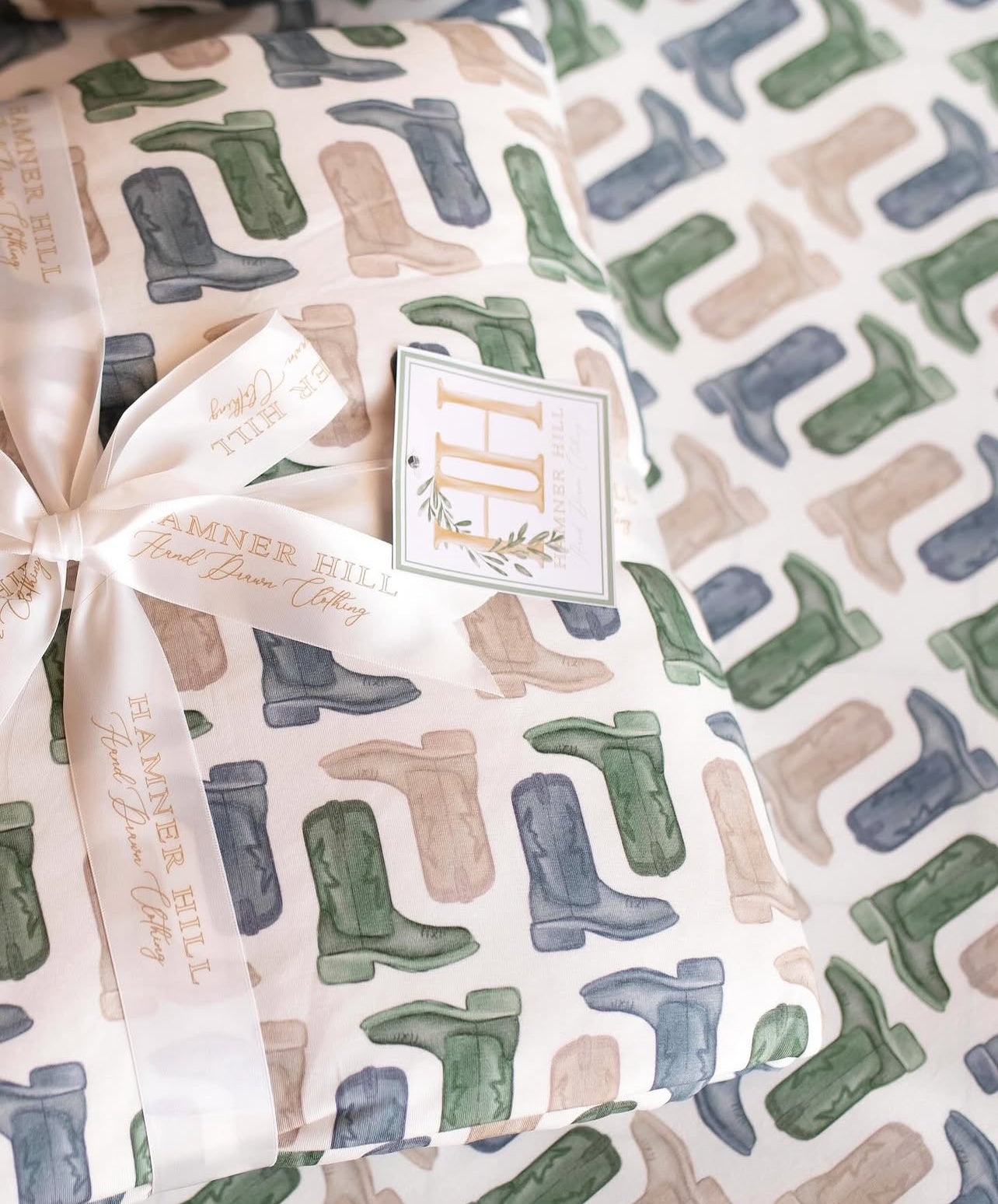 Boys Backroad Boots Crib Sheets