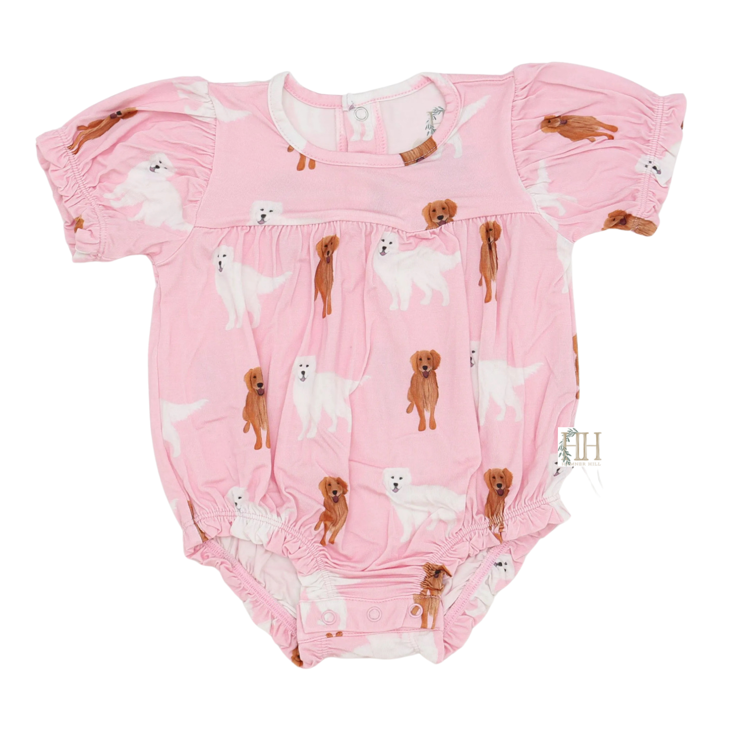 Girls Golden Retriever Bamboo Bubble
