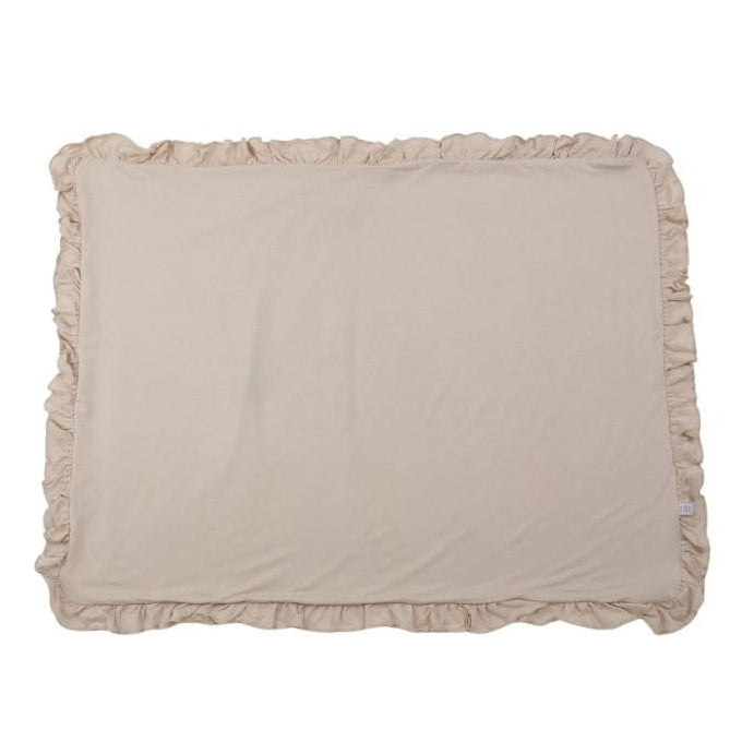 Beige Ruffle Standard Pillowcase