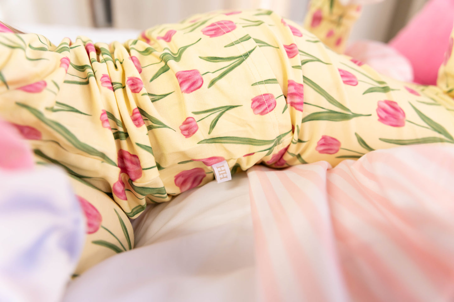 (PRE PURCHASE - ARRIVAL LATE JUNE) Girls Tulip Ruffle Loungewear Set