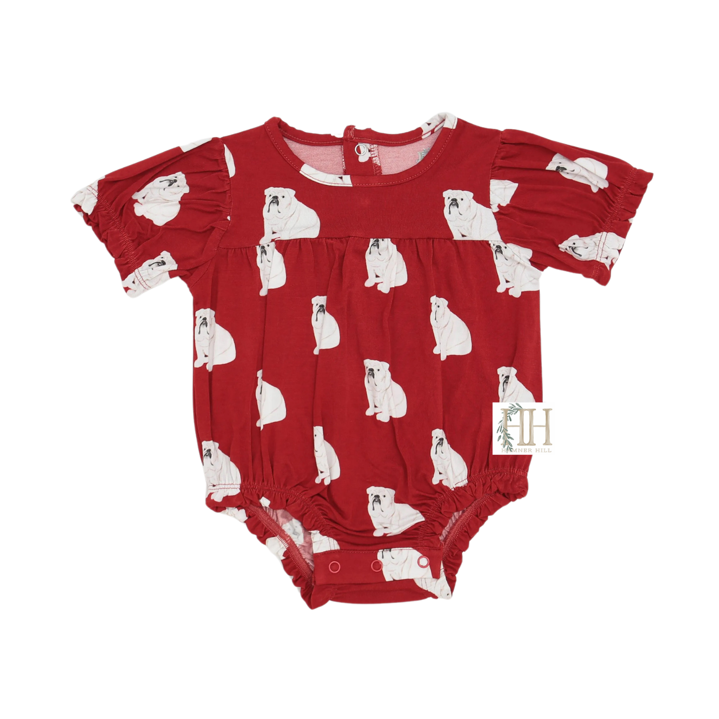 Red Bulldog Girls Bamboo Bubble
