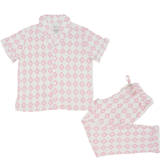 Womens Kenzie Button Down Pants Set