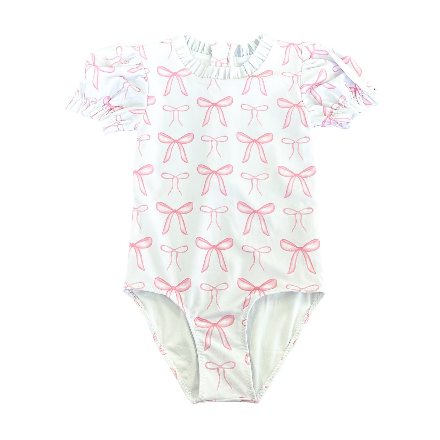 Bigger the Bow Bubble Sleeve One Piece