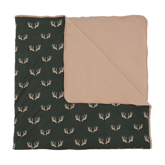Antlers Large Blanket