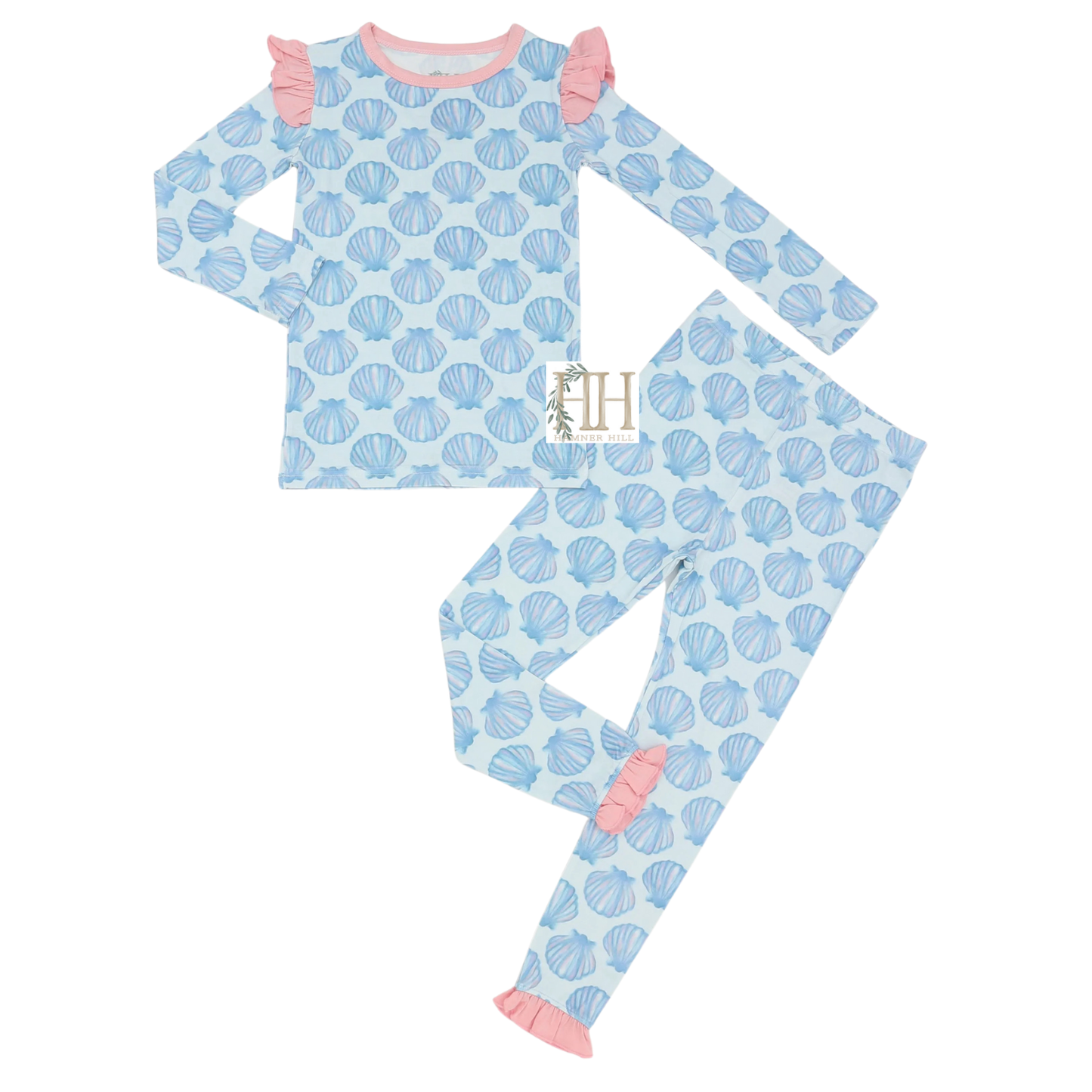 Girls Seashell Loungewear Set