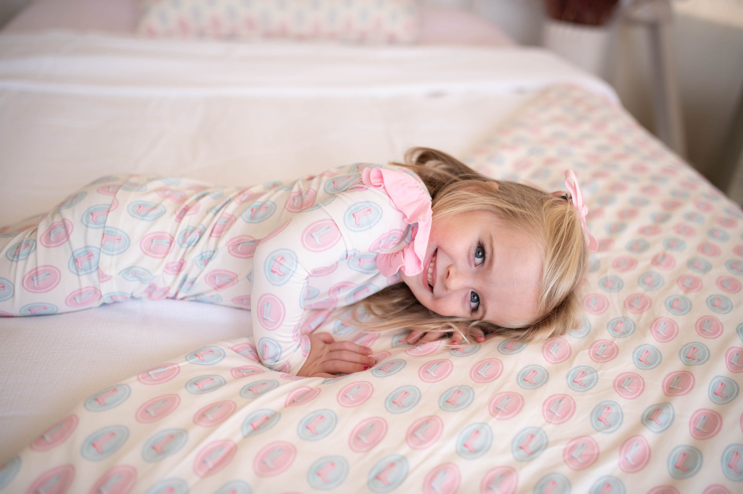 Girls Tulip Two Step Ruffle Loungewear Set