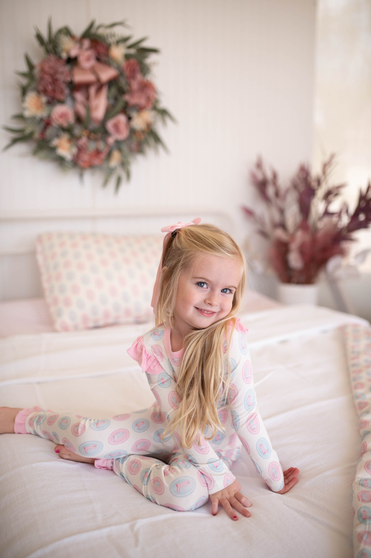 Girls Tulip Two Step Ruffle Loungewear Set