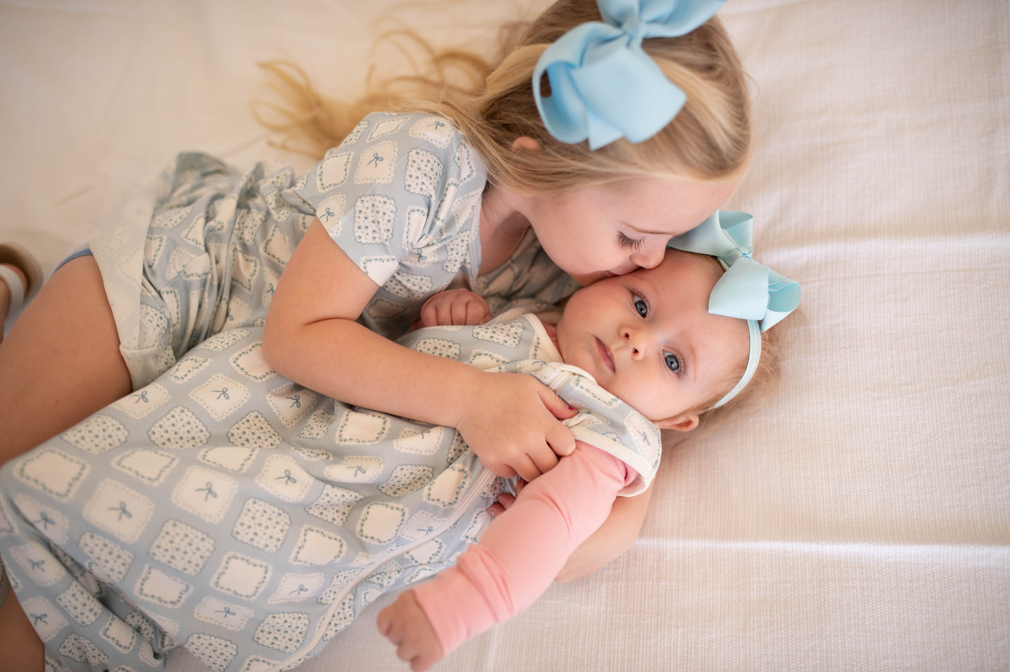 Girls Quilted Bow Patch Sleep Sack