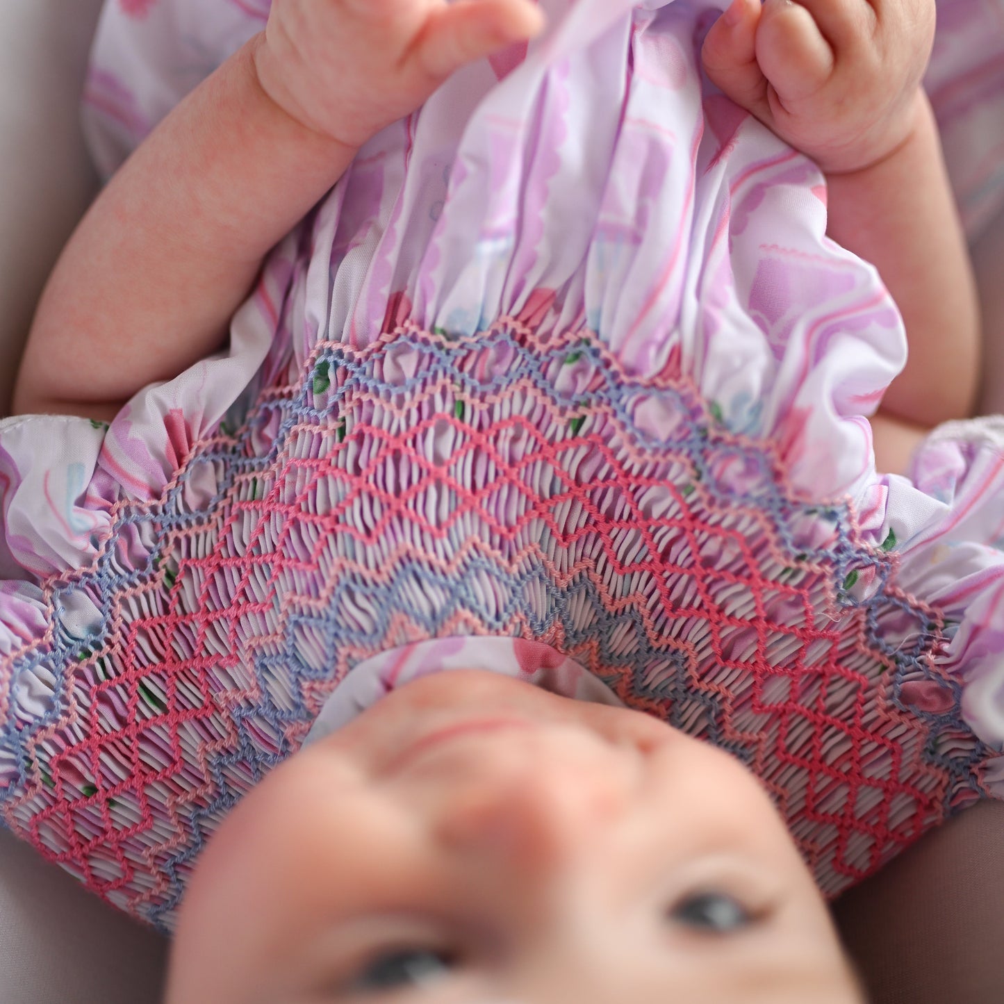 Girls HH 3rd Birthday Smocked Bubble