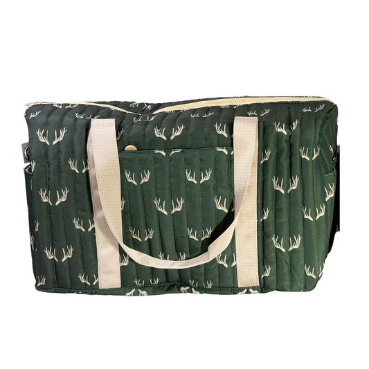 Antlers Quilted Duffle