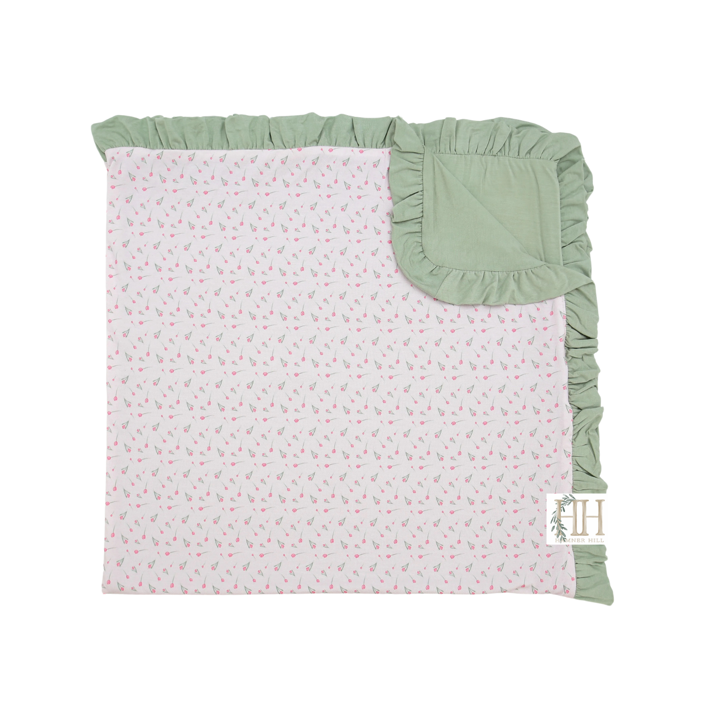Tiptoe Tulip Stroller Blanket