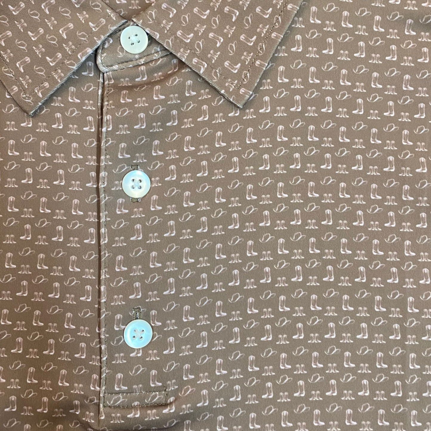 Mens Montana Ranch Performance Polo