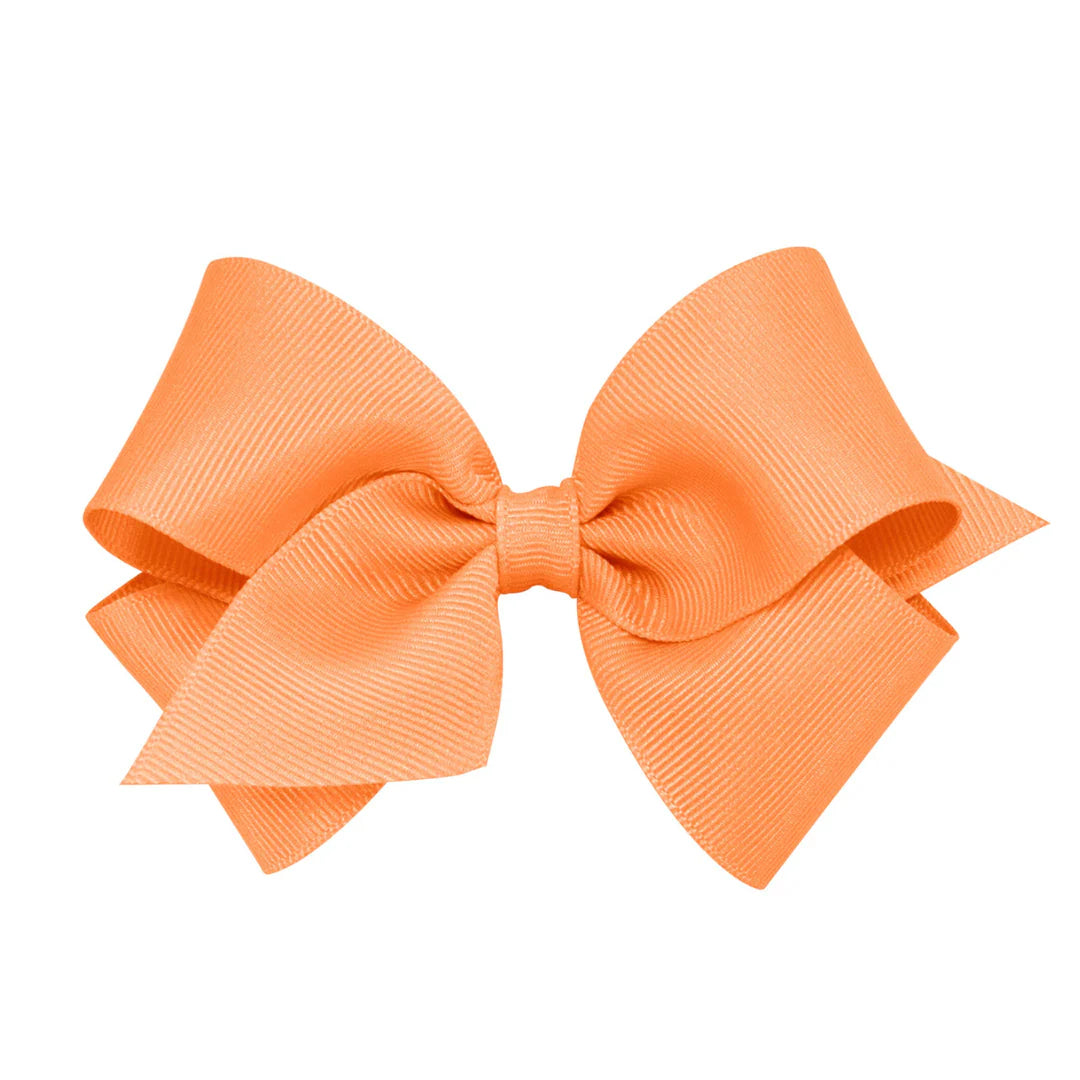 Small Classic Grosgrain Bow - Apricot