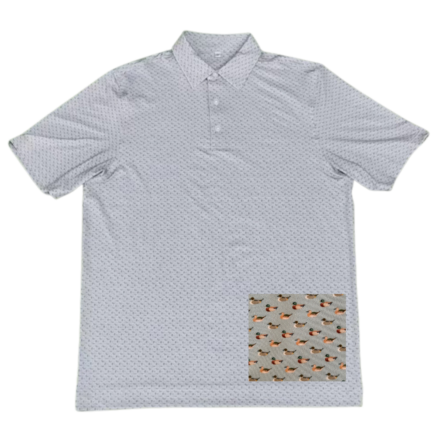 Mens Vintage Ducks Performance Polo