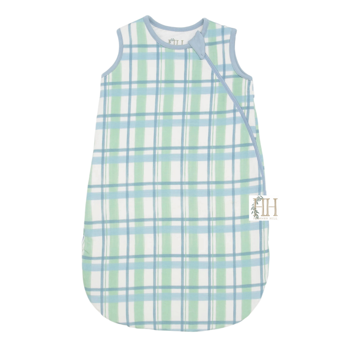 Blue and Green Check Sleep Sack