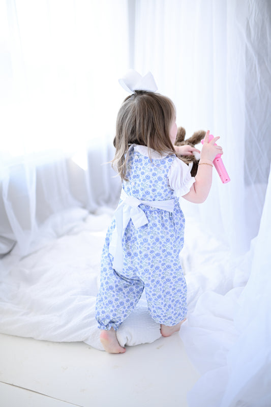 Girls Purple Poppy Longall/Collared Short Sleeve