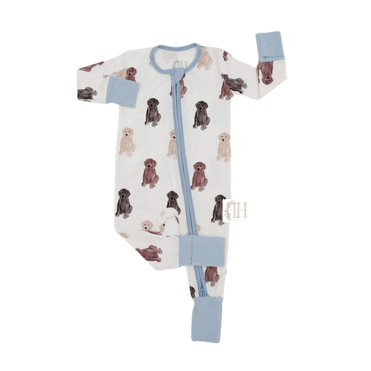 Boys Labs Double Zipper Romper