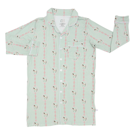 Womens Paloma Roundup Long Sleeve Bamboo Nightgown