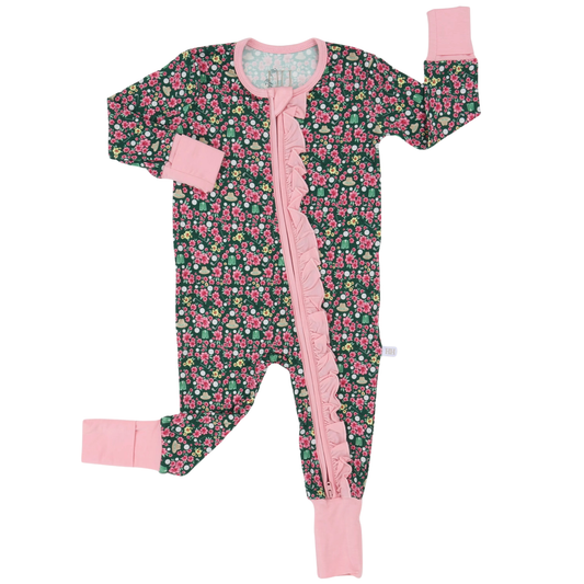 Girls Azalea Double Zipper Romper