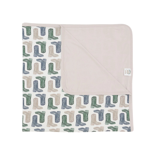 Boys Backroad Boots Stroller Blanket