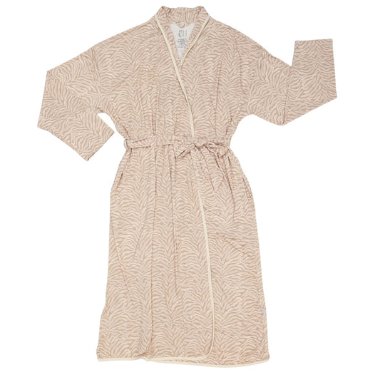 Womens Zebra Robe