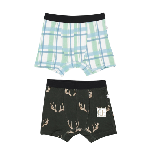 Antler & Plaid Boys Underwear