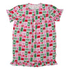 Womens Letter to Santa Ruffle Sleeve Bamboo Nightgown