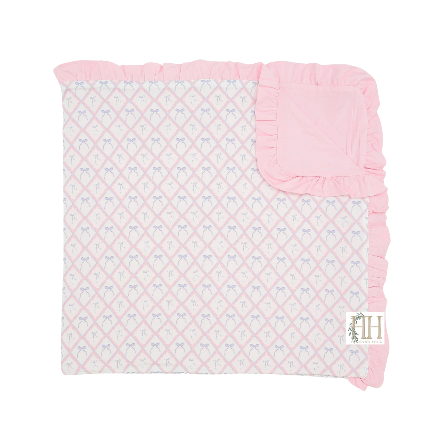 Ribbons and Bows Stroller Blanket - Minimum 2