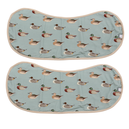 Vintage Duck Burp Cloth Bib (Pack of 2)