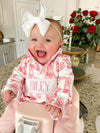 (PRE PURCHASE: ARRIVING LATE OCTOBER) Girls Smocked Plate Rodeo Cowgirl Pullover