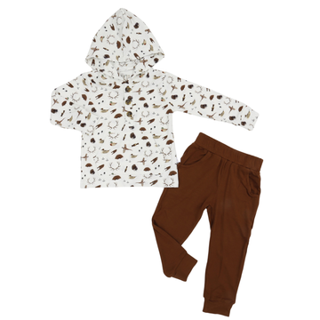 Boys Outdoor Hooded Set