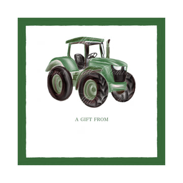 Tractor Gift Tag