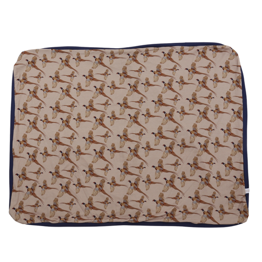 Navy Pheasant Standard Pillowcase
