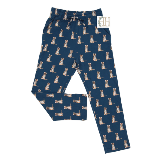 Boys Navy Tiger Lounge Pants