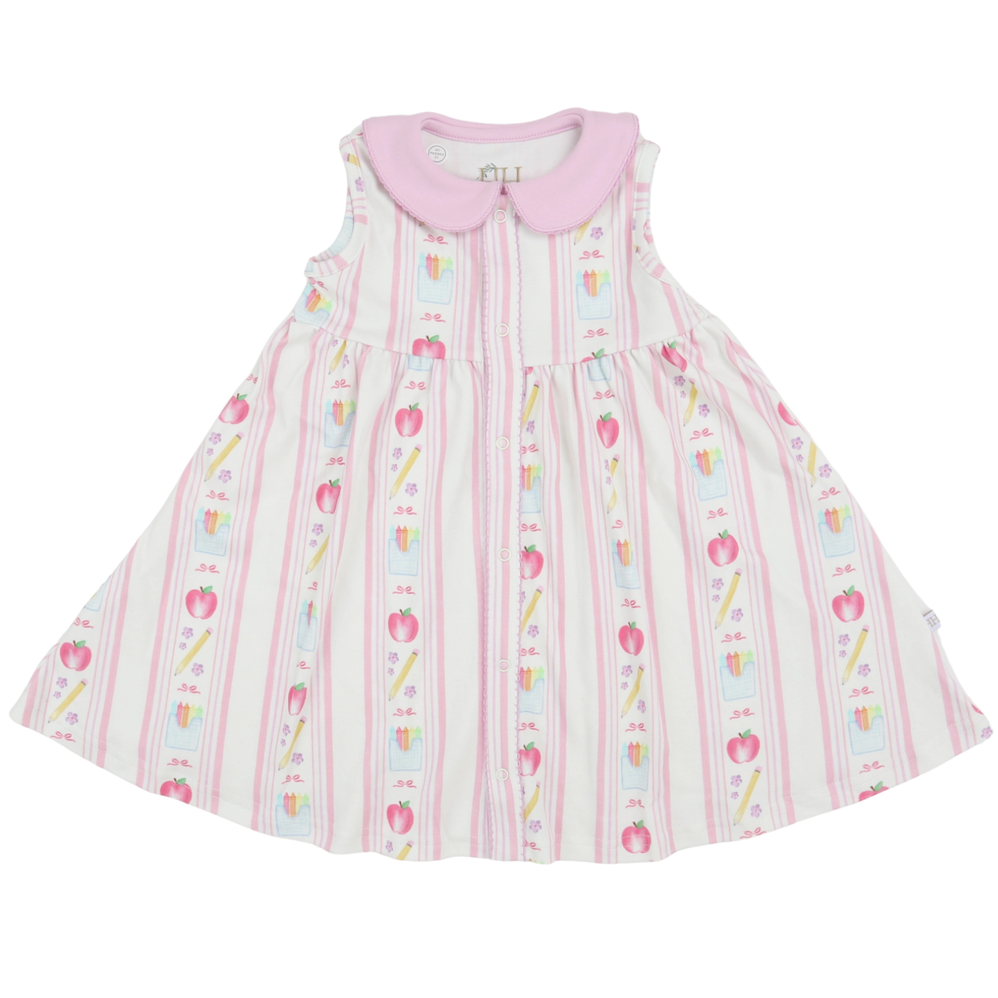 Girls Back to School Cotton Dress