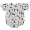 Girls Patriotic Pups Bamboo Bubble