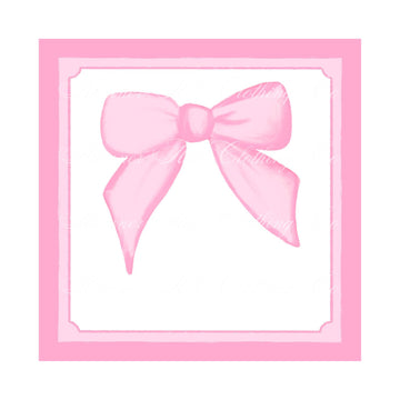 Pink Bow Gift Tag