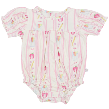 Girls Back to School Bamboo Bubble