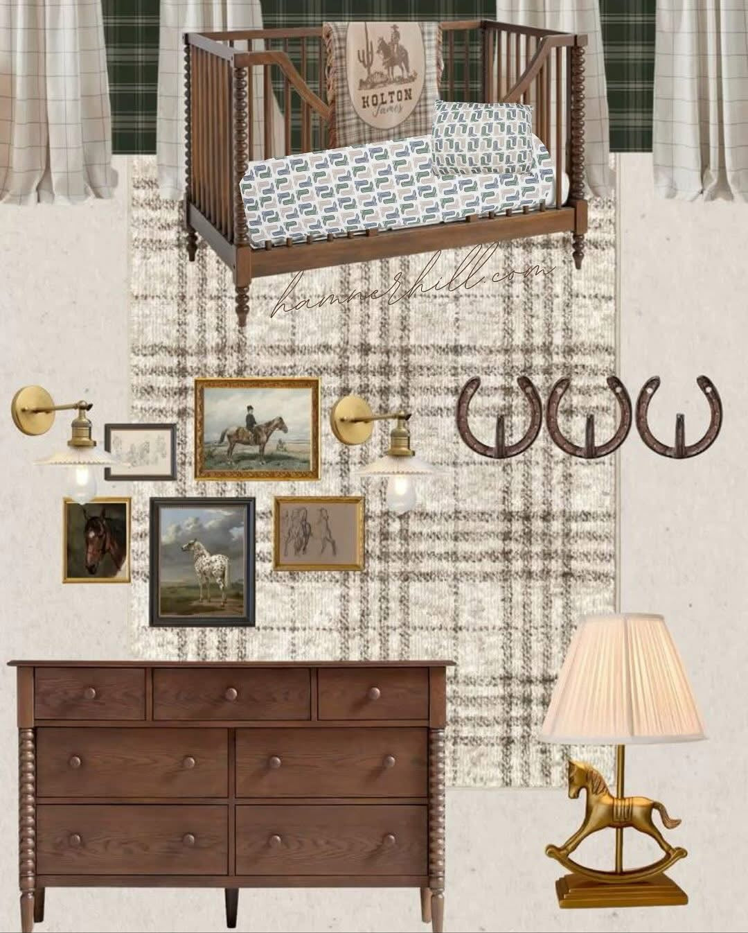 Boys Backroad Boots Crib Sheets