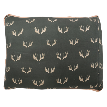 Green Antler Standard Pillow & Pillowcase