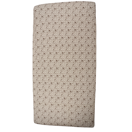 Boys Brown Wild West Crib Sheets