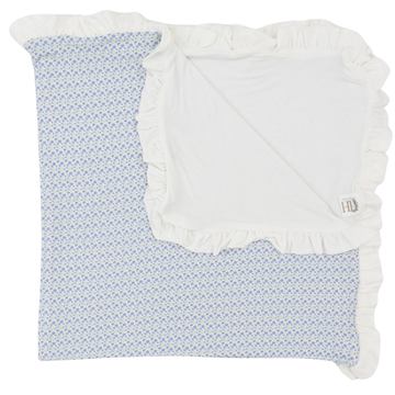 Girls Purple Poppy Stroller Blanket
