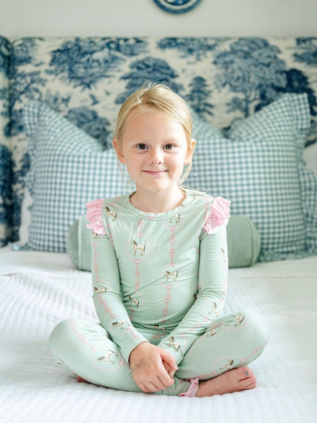 Girls Paloma Roundup Ruffle Loungewear Set