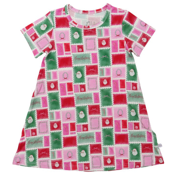 Girls Letter to Santa Bamboo Dress